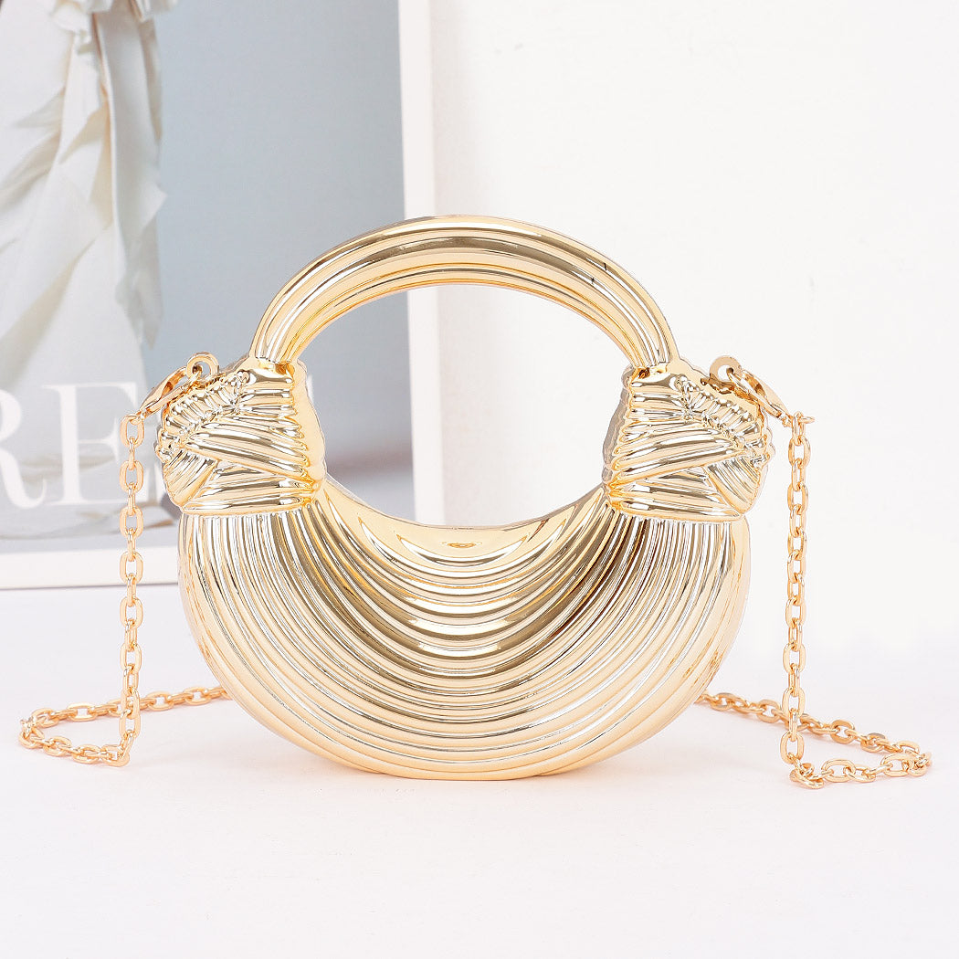 Shiny Gold Mini Purse