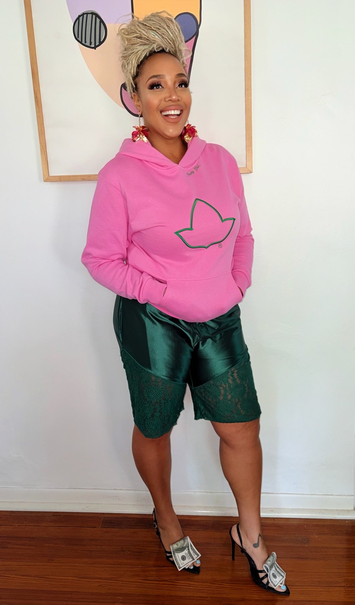 Ivy® Luxe Hot Pink Hoodie