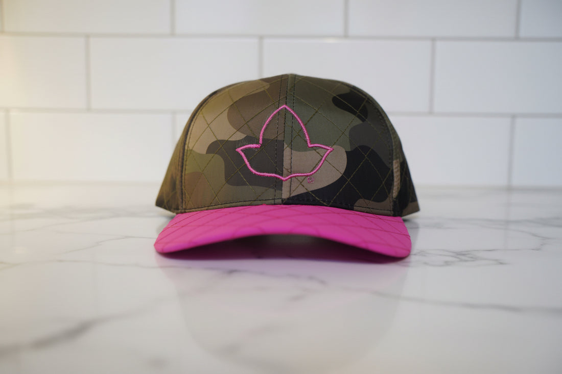 Pink Ivy Camo Cap