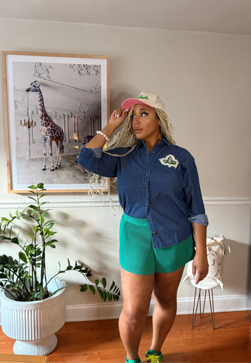 AKA® Denim & Pearls Shirt