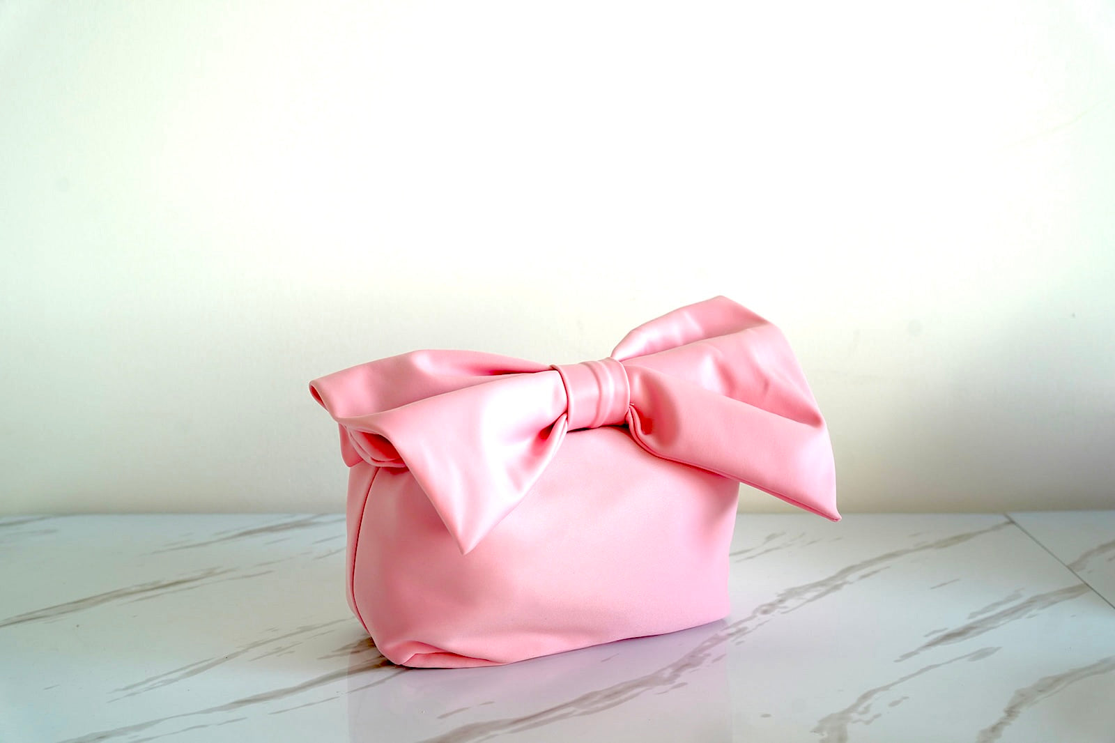 Pretty Pink Bow Clutch