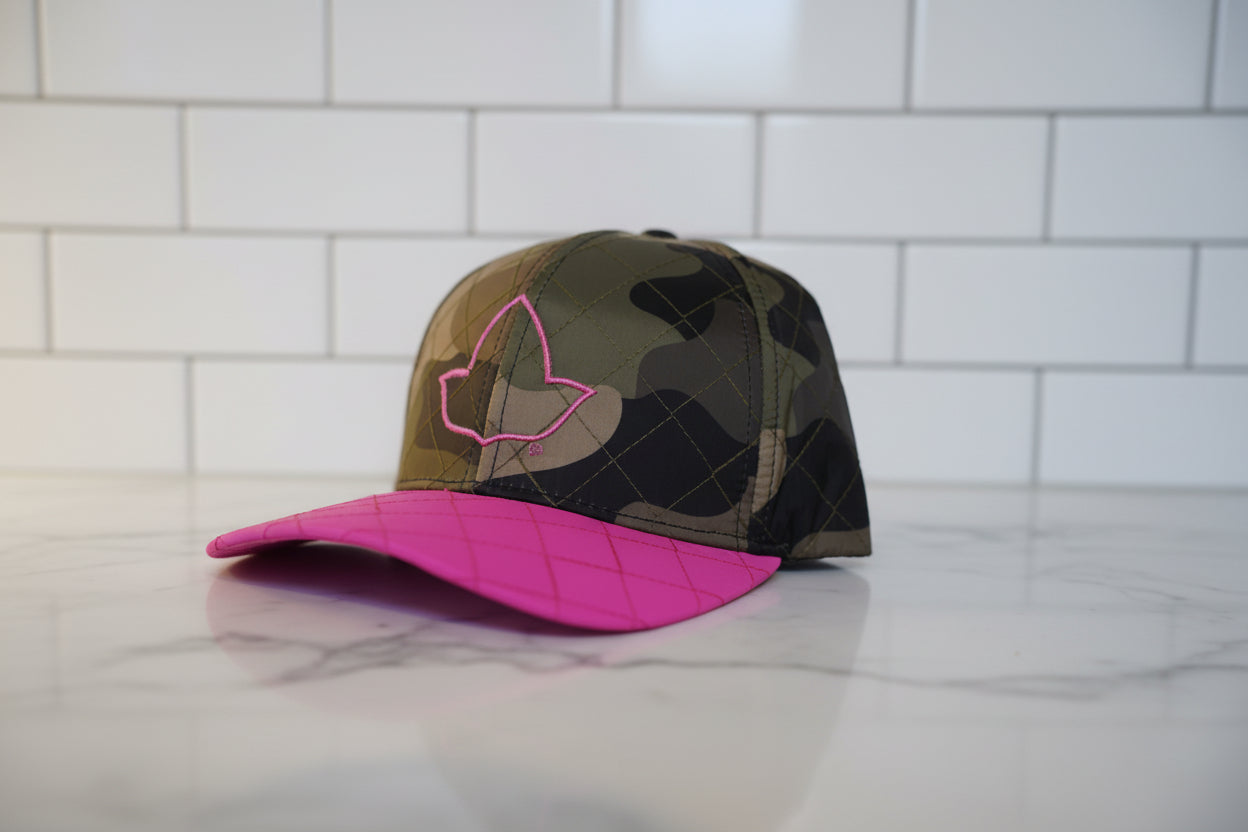 Pink Ivy Camo Cap