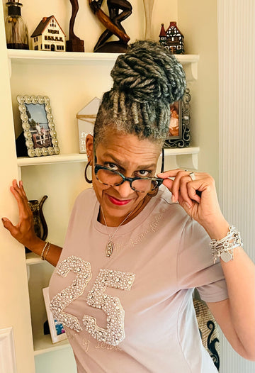 Silver Soror PEARLfect 25 Tee