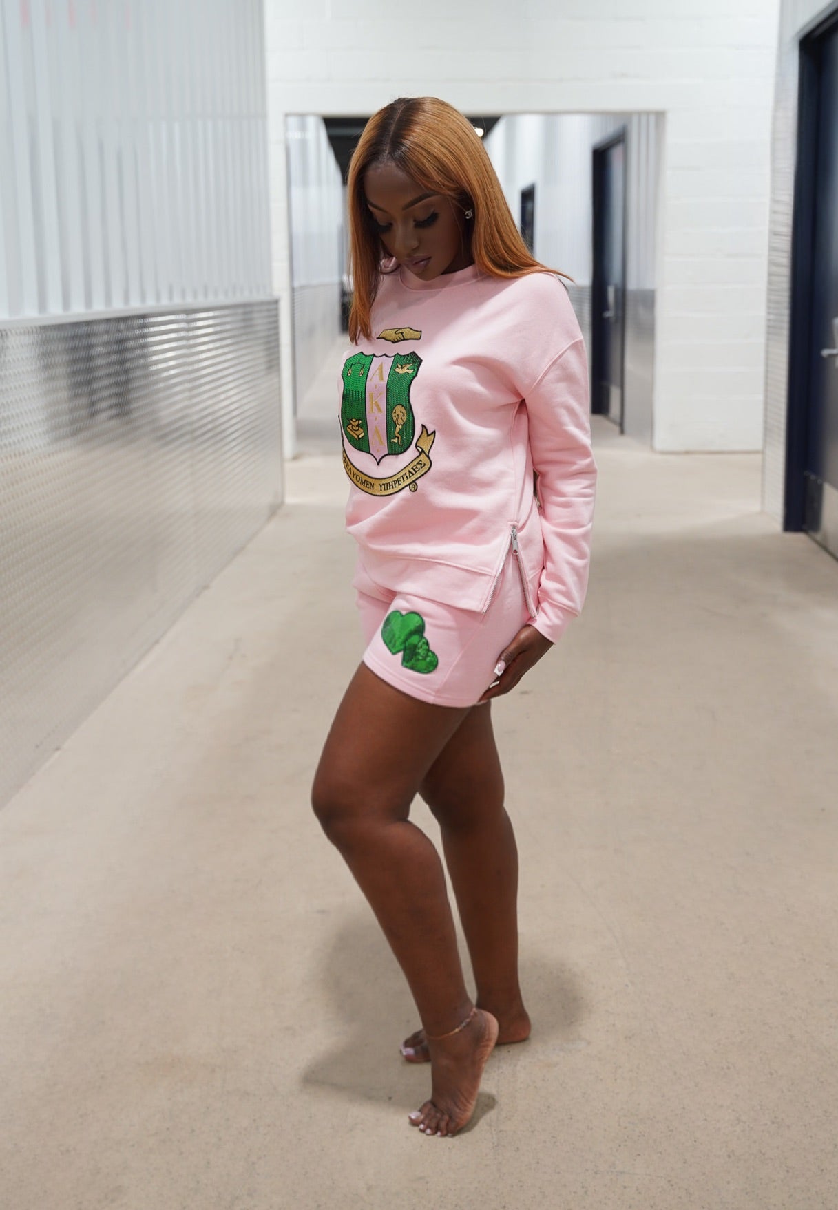 Double Heart Jogger Shorts