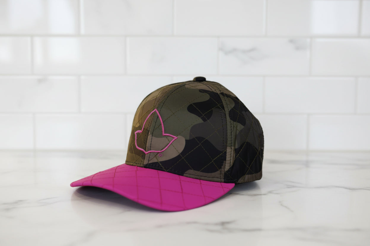 Pink Ivy Camo Cap
