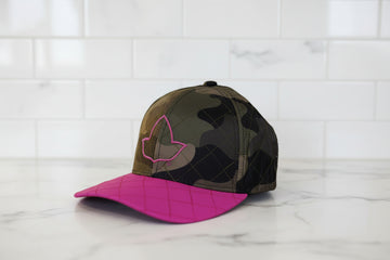 Pink Ivy Camo Cap