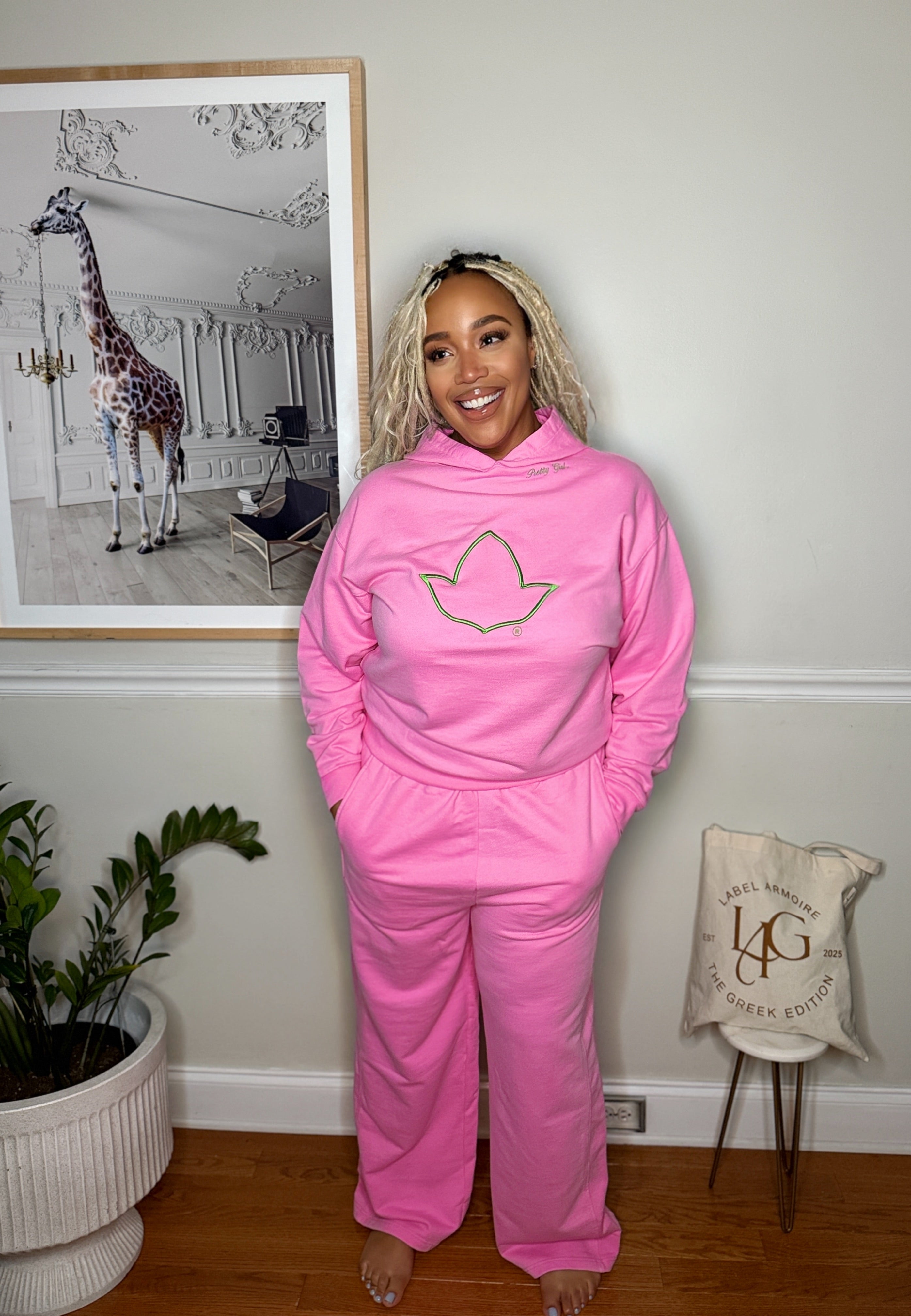 Simply Luxe Pink Ivy® Hoodie