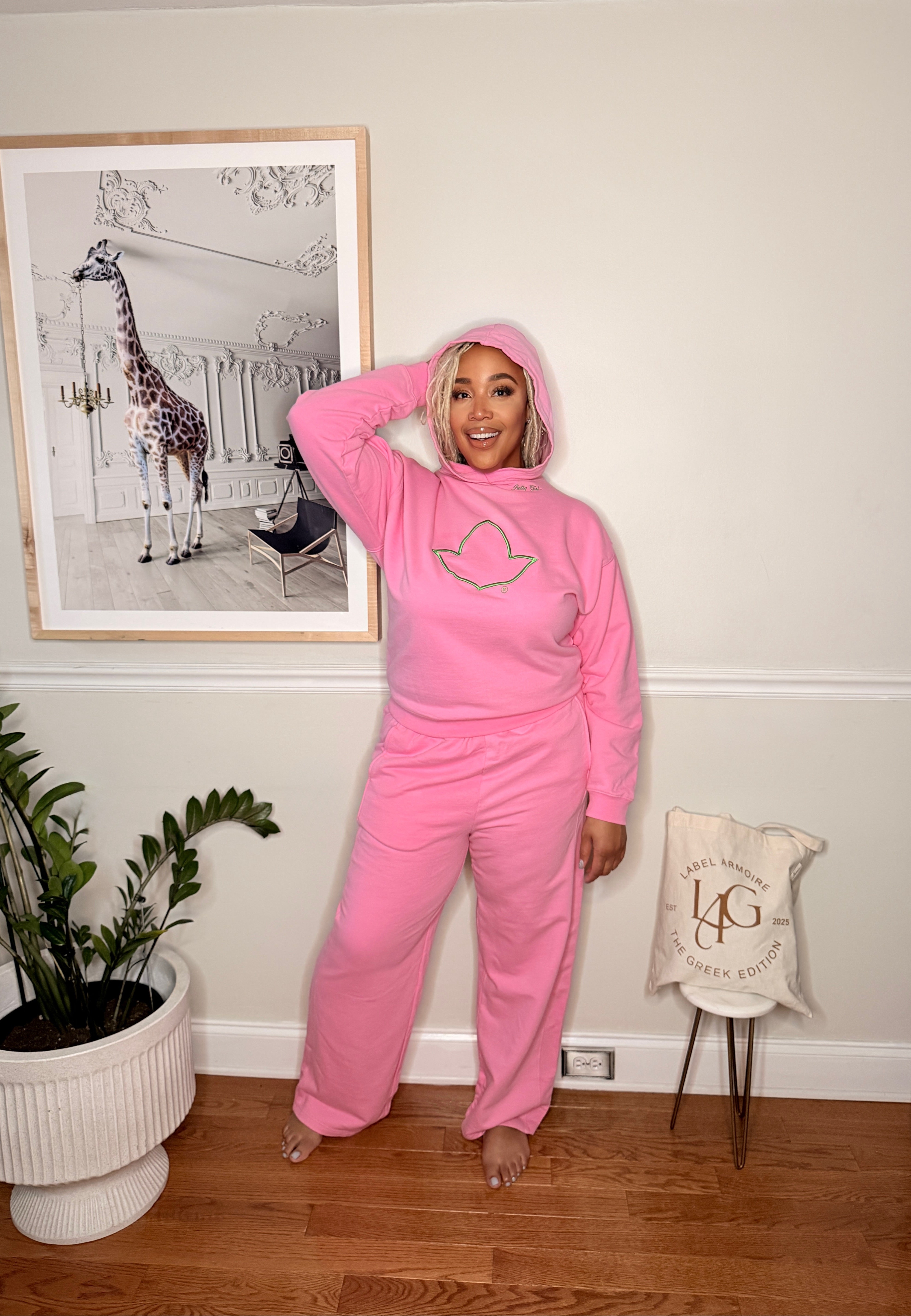 Simply Luxe Pink Ivy® Hoodie