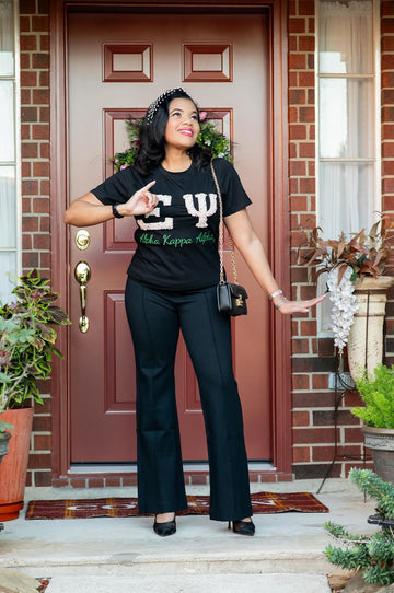 Pretty PEARLfect Custom Chapter Black Tee Shirt