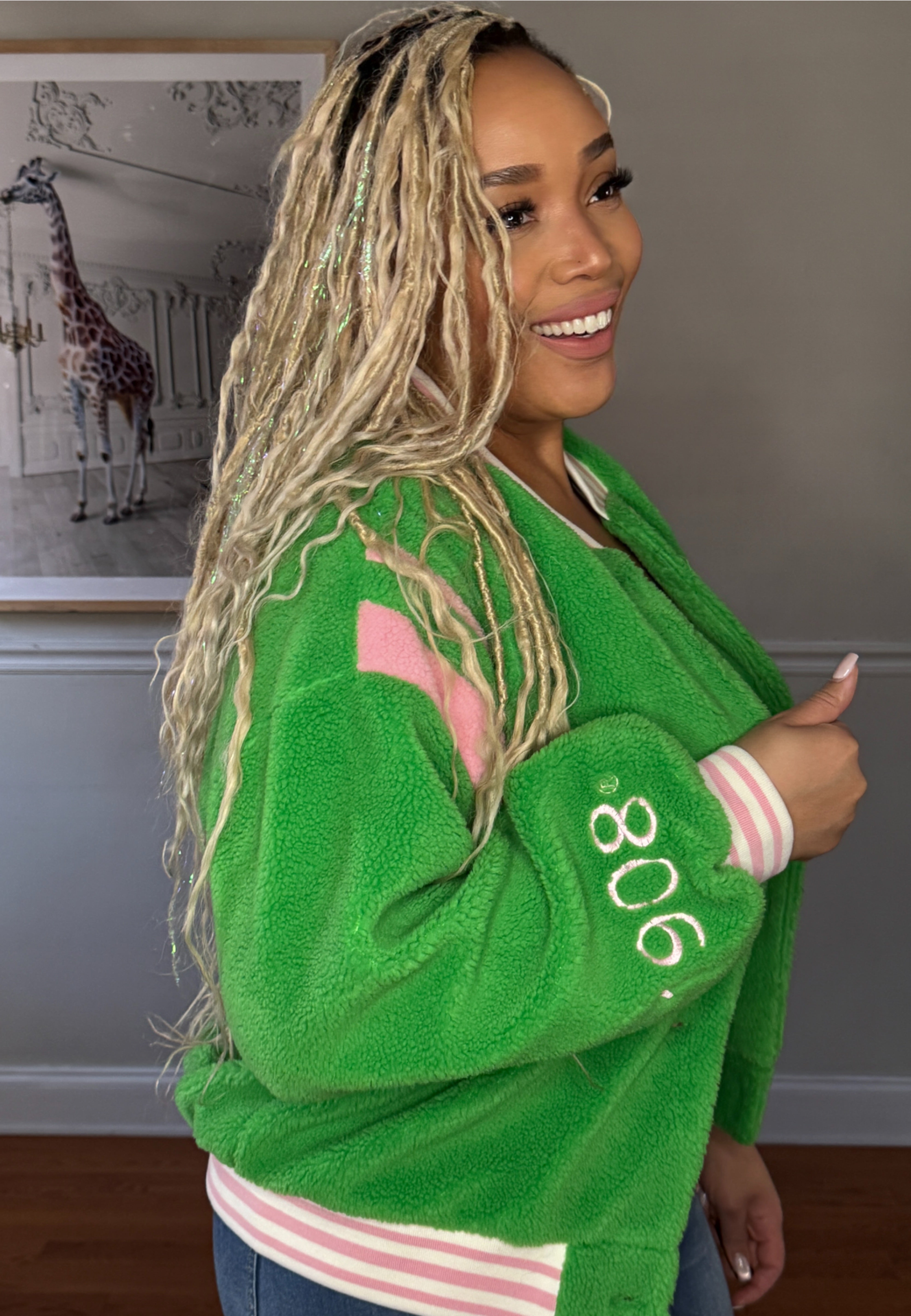 Pretty Cozy Faux Sherpa Bomber