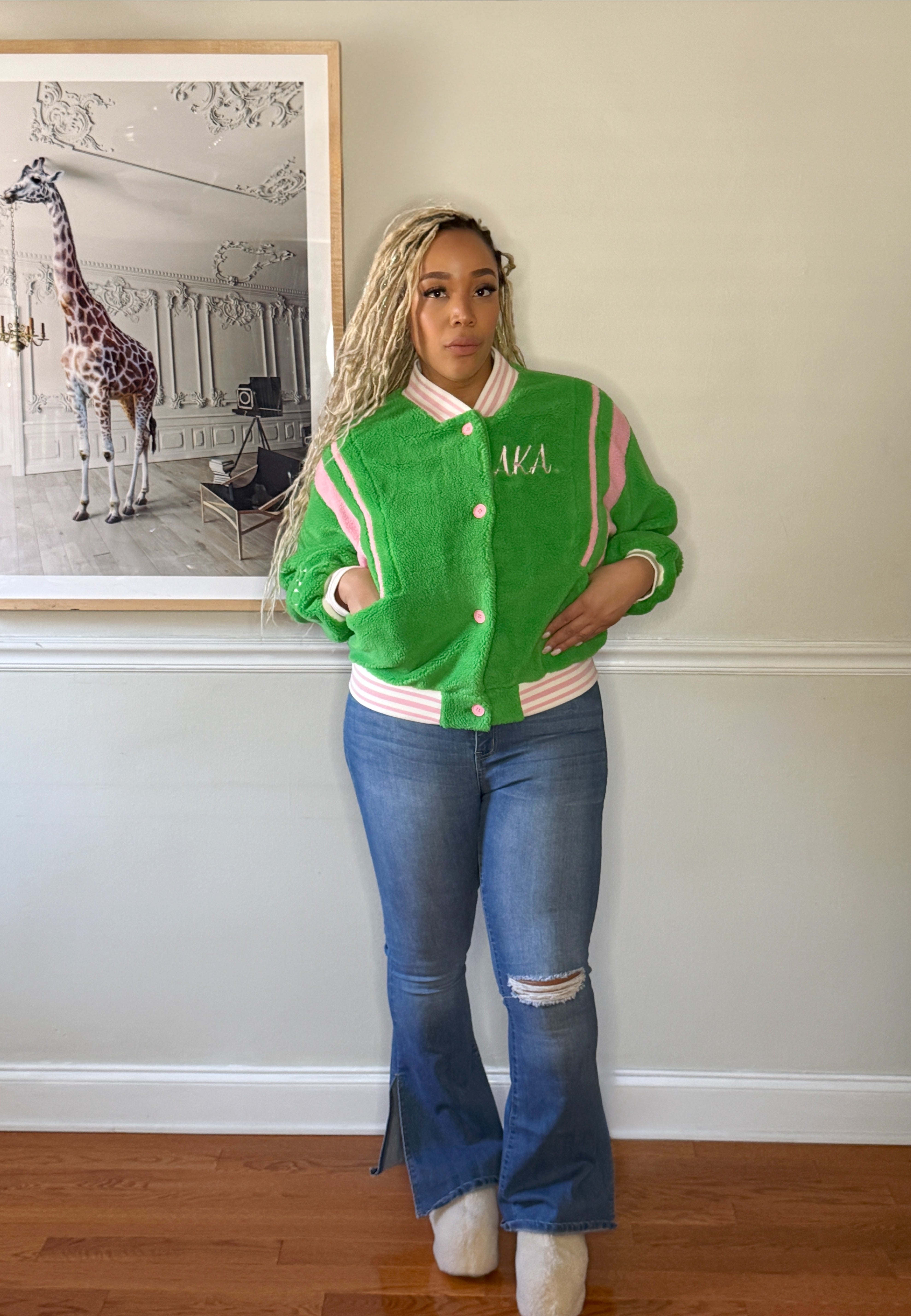 Pretty Cozy Faux Sherpa Bomber