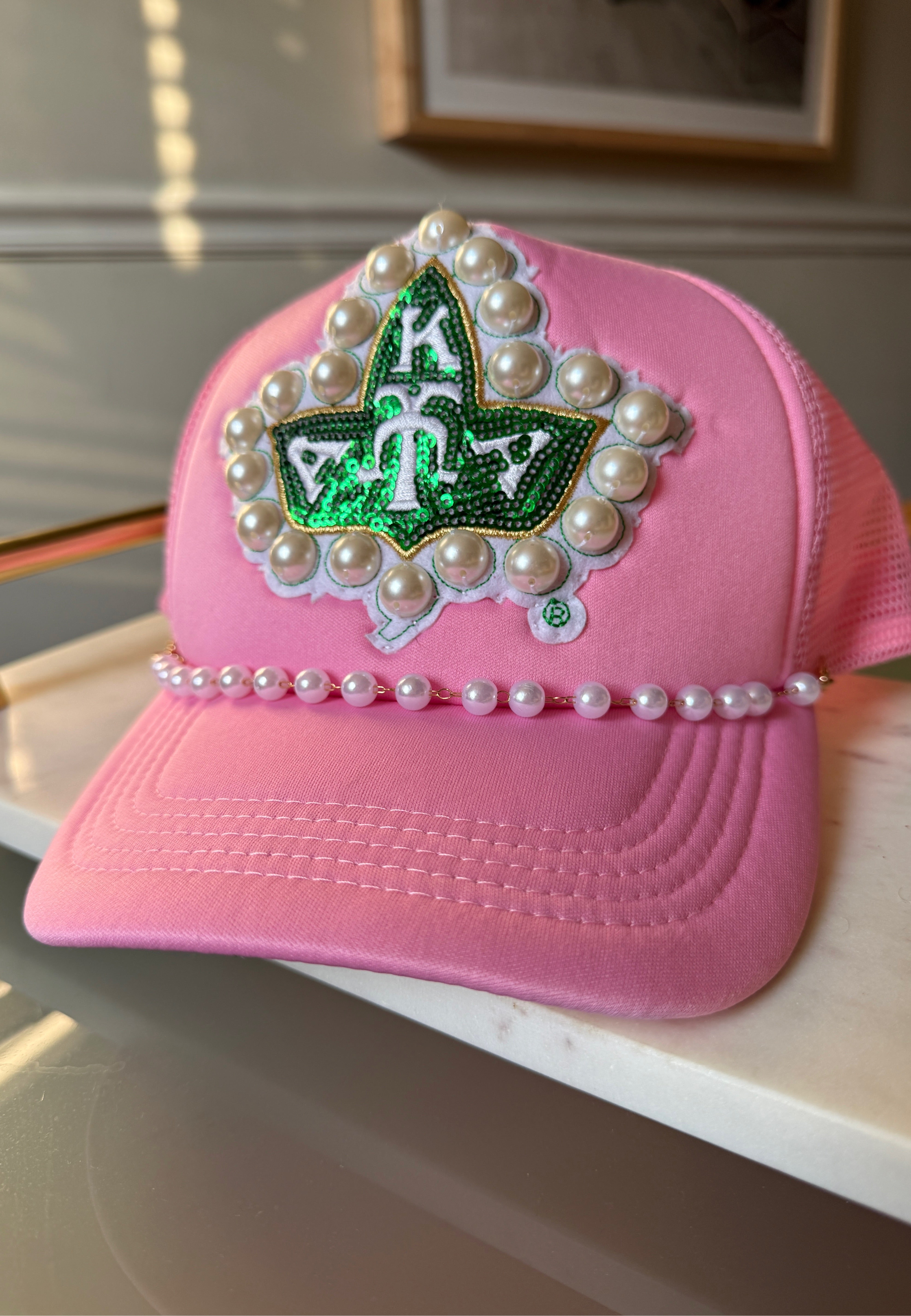 Pearl Chain & Ivy Trucker Hat