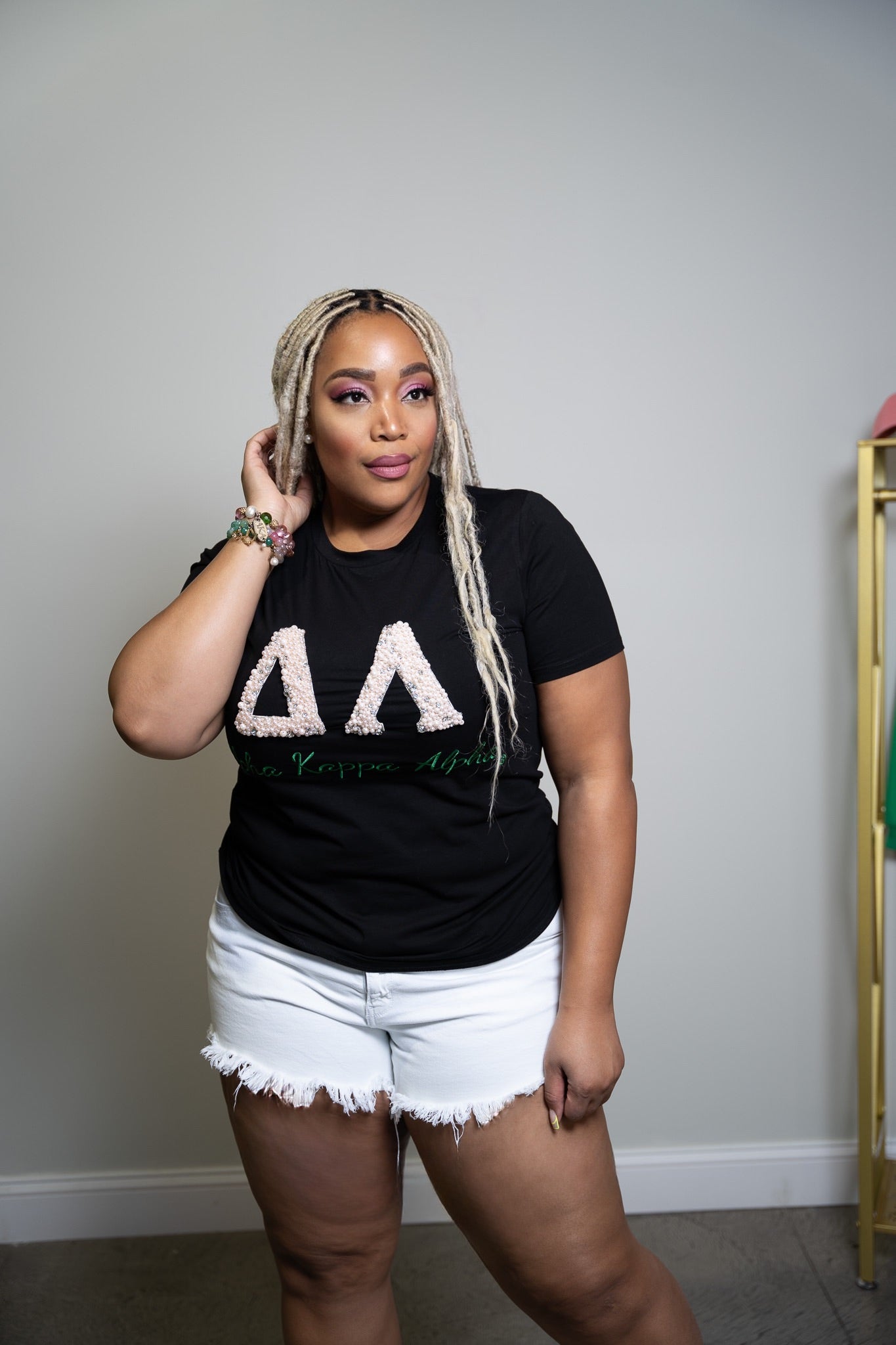 Pretty PEARLfect Custom Chapter Black Tee Shirt