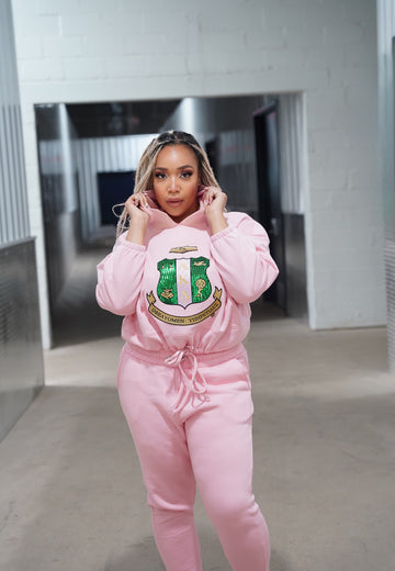 Boss Girl Era Sequin Shield Hoodie