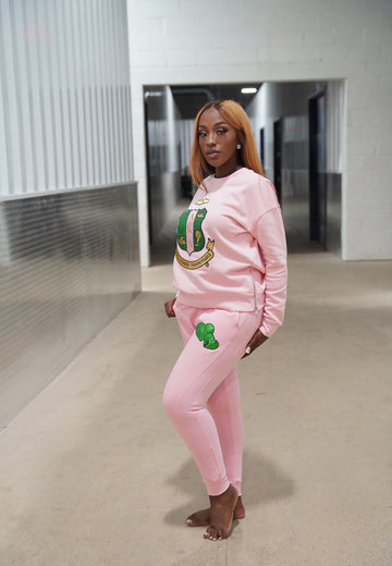 Double Heart Fitted Joggers