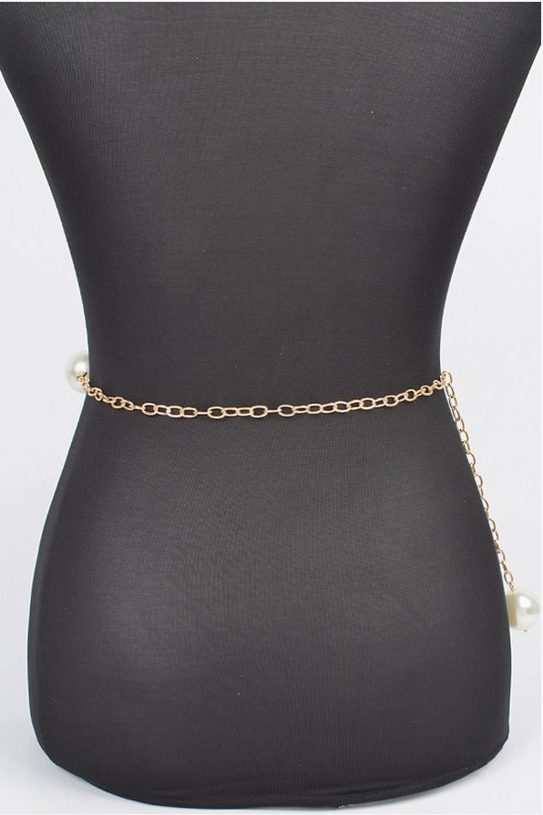 Pearlfect Oversized Chain Belt